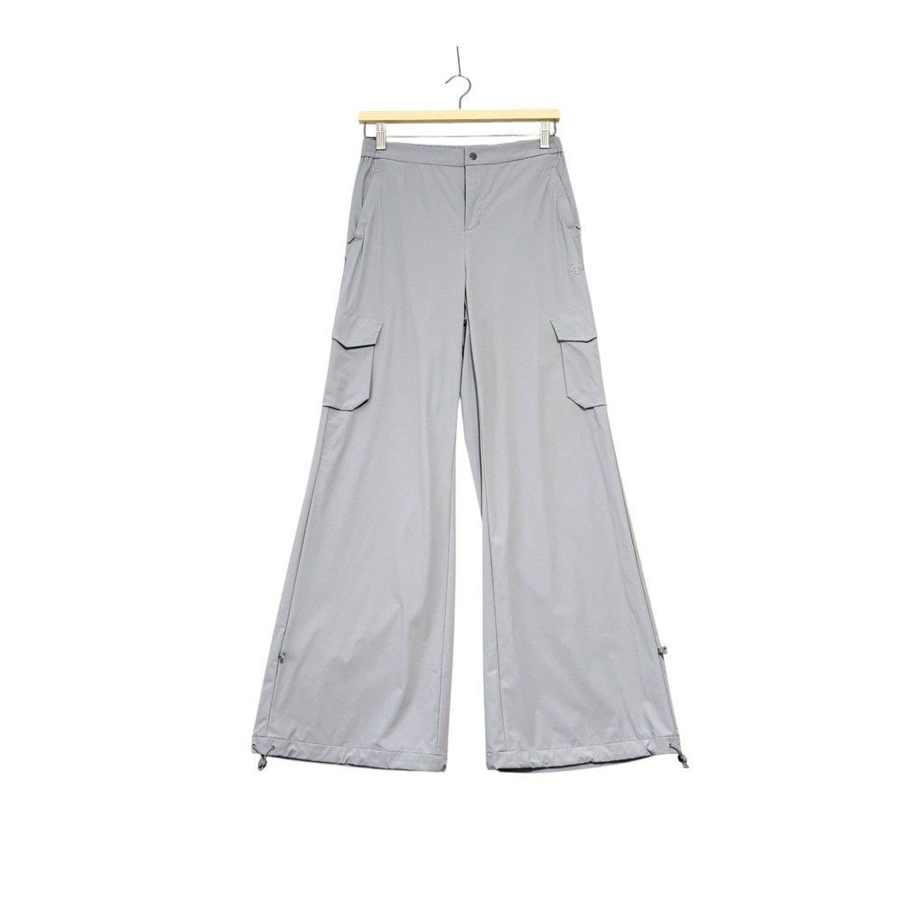 Descente | Cargo Pants Grey Wide Leg Techwear Utility US XS